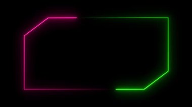 parlayan neon ışık arkaplanı.