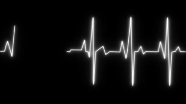 Kalp atış çizgisi. vektör illüstrasyonu