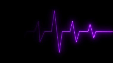 Bir neon ışığının 3 boyutlu resimlendirmesi.