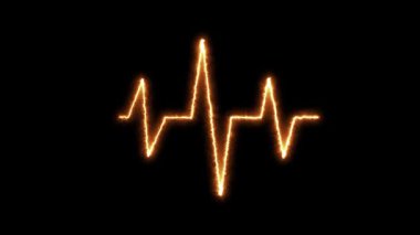 Kalp şeklinde atan bir kalp. 3d illüstrasyon