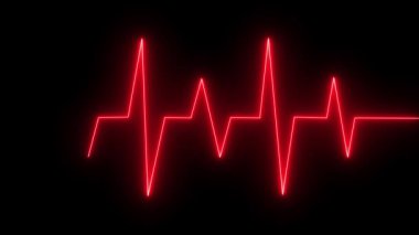 siyah üzerine kırmızı kalp