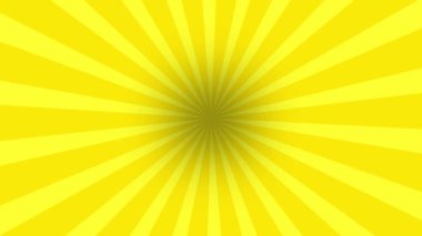 Sarı ışınlar, güneş ışınlarıyla soyut vektör arkaplanı.