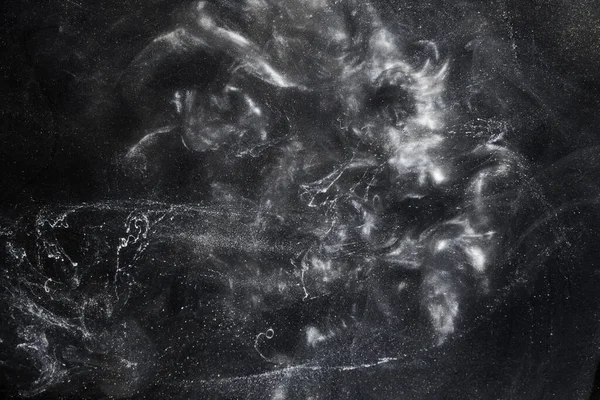 Noir Blanc Gris Fond Encre Alcool Peinture Sombre Explosion Sous — Photo