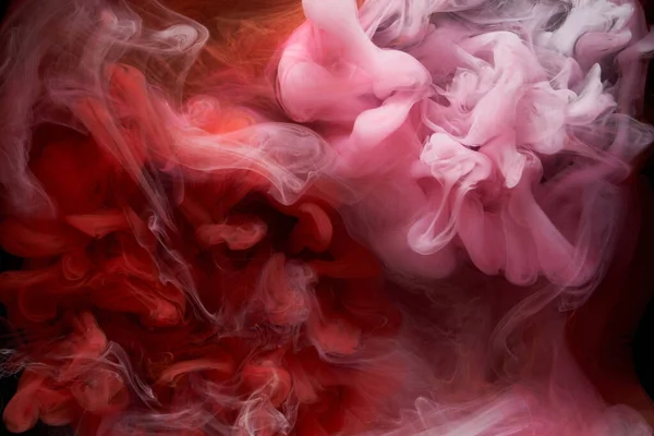 Red Ink Abstract Background Acrylic Paint Backdrop Perfume Hookah Cosmetics — Stock Photo, Image