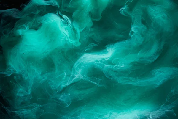 Emerald Grön Bläck Abstrakt Bakgrund Akrylfärg Bakgrund För Parfym Hookah — Stockfoto