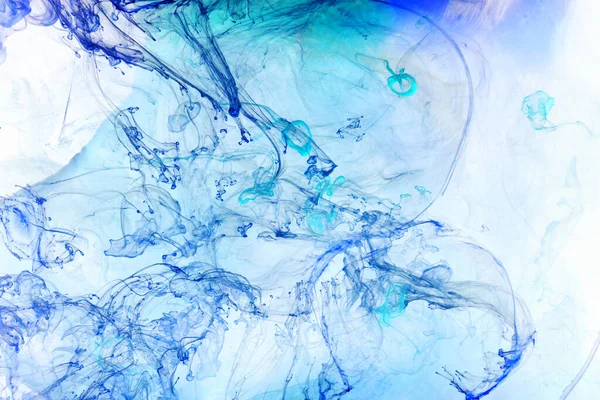Blauwe Inkt Abstracte Achtergrond Acryl Verf Achtergrond Voor Parfum Hookah — Stockfoto