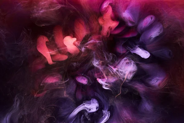 Fondo Abstracto Tinta Rosa Contraste Fondo Pintura Acrílica Para Perfume — Foto de Stock
