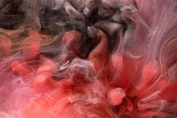Contrasterende Veelkleurige Inkt Abstracte Achtergrond Acryl Verf Achtergrond Voor Parfum — Stockfoto