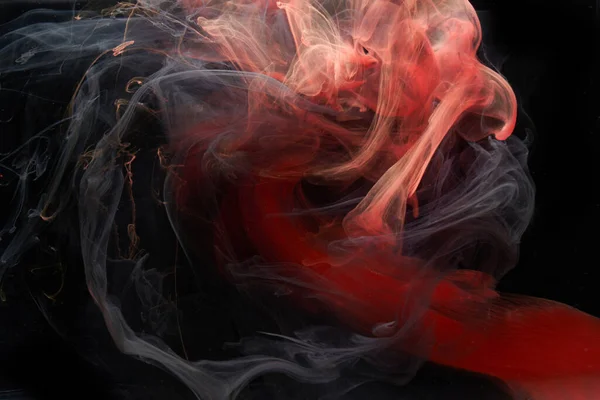 Kırmızı Siyah Mürekkep Soyut Arka Plan Parfüm Nargile Kozmetik Ürünleri — Stok fotoğraf