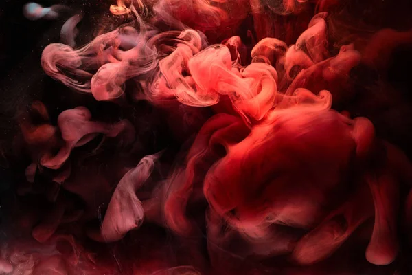 Tinta Negra Roja Fondo Abstracto Fondo Pintura Acrílica Para Perfume — Foto de Stock