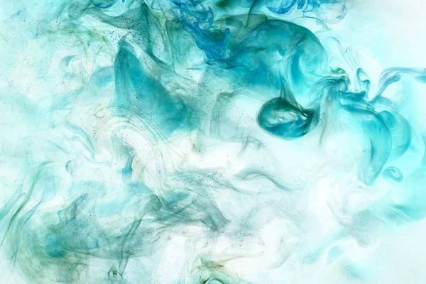 Smaragdgrüne Tinte Abstrakten Hintergrund Acrylfarbe Hintergrund Für Parfüm Wasserpfeife Kosmetik — Stockfoto