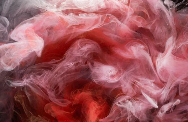 Czerwony Tło Abstrakcyjne Atrament Tło Farby Akrylowej Perfum Hookah Kosmetyków — Zdjęcie stockowe