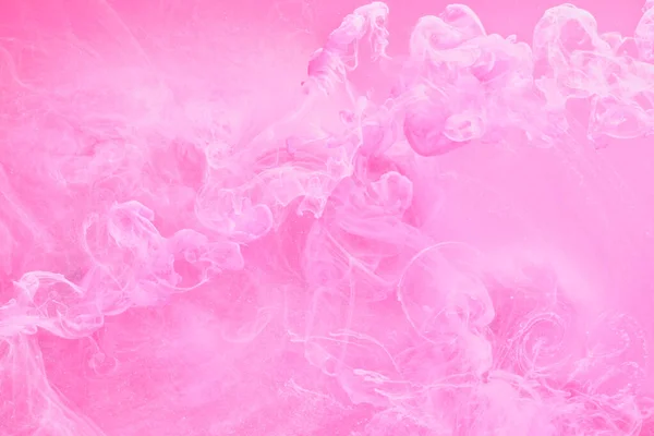 Gentle Pink Abstract Ocean Background Splashes Drops Waves Paint Water — Foto de Stock