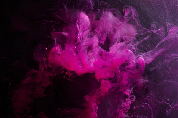 Темно Рожевий Чорний Абстрактний Океан Фон Чіпси Краплі Хвилі Фарби — стокове фото