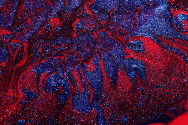 Luxury Abstract Background Liquid Art Blue Red Mix Alcohol Ink — Foto de Stock