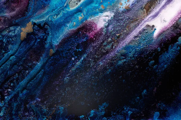Lüks Işıltılı Soyut Arka Plan Sıvı Sanat Çok Renkli Kontrastlı — Stok fotoğraf