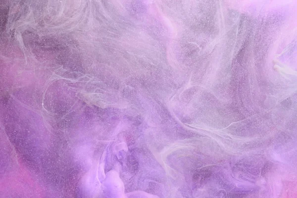 Latar Belakang Laut Abstrak Lilac Percikan Dan Gelombang Cat Bawah — Stok Foto