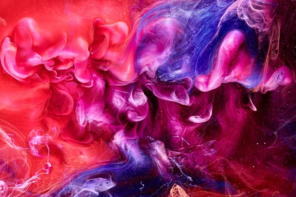 Çok Renkli Kontrast Dış Uzay Soyut Arkaplan Hareket Halindeki Yıldızlararası — Stok fotoğraf