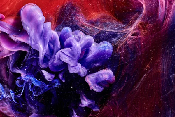 Contrasto Multicolore Spazio Esterno Sfondo Astratto Nuvole Fumo Interstellare Movimento — Foto Stock