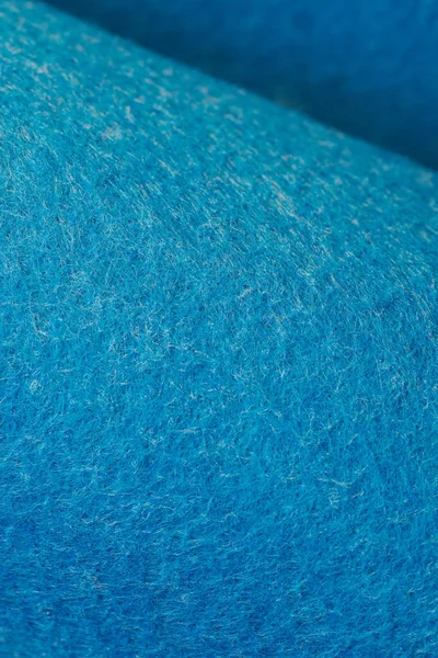 Soft Felt Textile Material Blue Colors Colorful Texture Flap Fabric — Stok fotoğraf