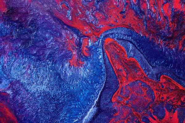Luxury Abstract Background Liquid Art Blue Red Mix Alcohol Ink — Stok fotoğraf
