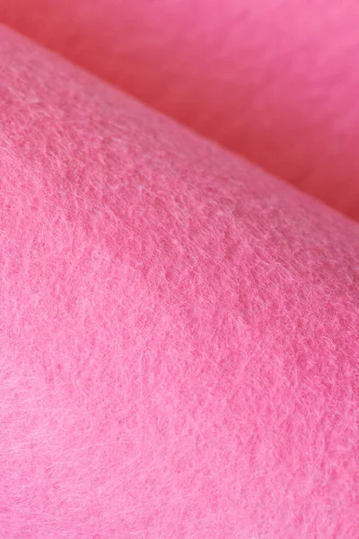 Soft Felt Textile Material Pink Color Colorful Texture Flap Fabric — Fotografia de Stock