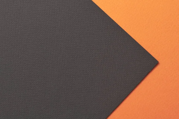 Durva Kraft Papír Háttér Papír Textúra Fekete Narancs Színek Mockup — Stock Fotó