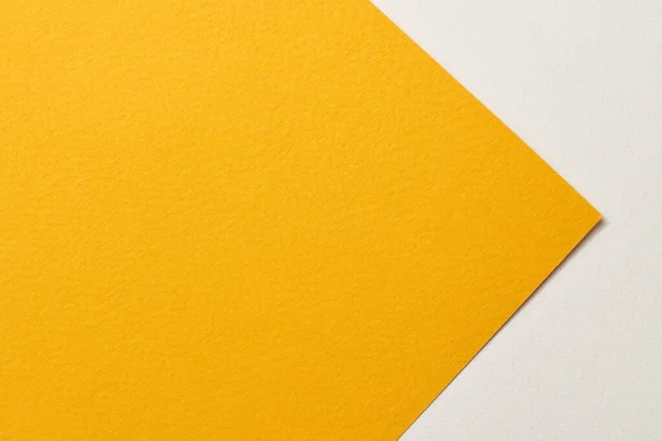 Hrubé Kraft Papír Pozadí Textura Papíru Oranžové Bílé Barvy Mockup — Stock fotografie
