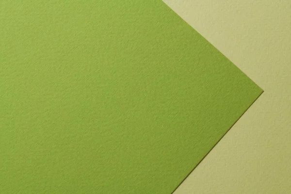 Hrubý Papír Kraft Pozadí Textura Papíru Různé Odstíny Zelené Mockup — Stock fotografie