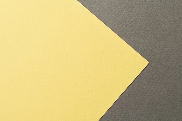 Fondo Papel Kraft Áspero Textura Papel Negro Colores Amarillos Mockup — Foto de Stock