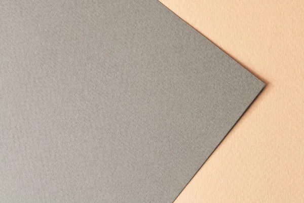 Rohes Kraftpapier Hintergrund Papierstruktur Schwarz Beige Farben Mockup Mit Kopierraum — Stockfoto