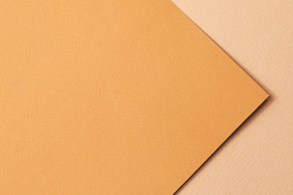 Ruvido Sfondo Carta Kraft Carta Texture Arancione Beige Colori Mockup — Foto Stock