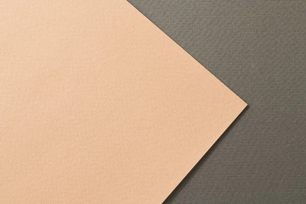 Kaba Kraft Kağıt Arkaplan Kağıt Desenli Siyah Bej Renkler Metin — Stok fotoğraf