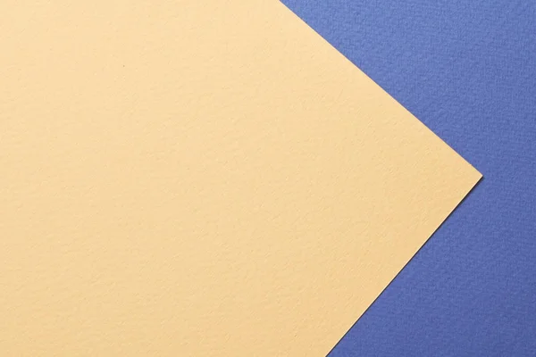 Ruwe Kraftpapier Achtergrond Papier Textuur Blauw Beige Kleuren Mockup Met — Stockfoto