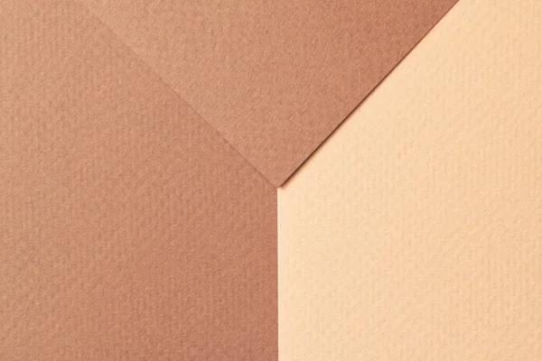 Papier Kraft Brut Fond Texture Papier Différentes Nuances Brun Maquette — Photo
