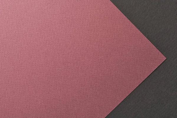Papier Kraft Brut Fond Texture Papier Noir Couleurs Rouges Maquette — Photo