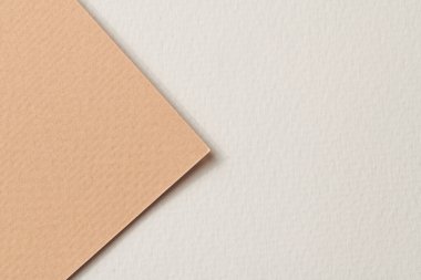 Kabataslak Kraft kağıt arkaplan, kağıt desen farklı bej Mockup tonlarında metin için kopyalama alanı