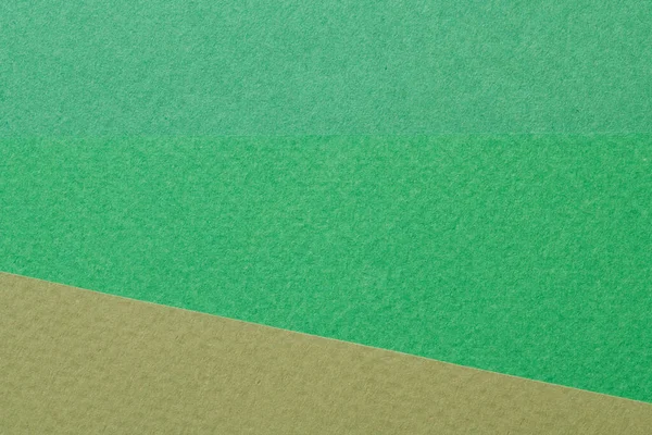 Hrubý Papír Kraft Pozadí Textura Papíru Různé Odstíny Zelené Mockup — Stock fotografie