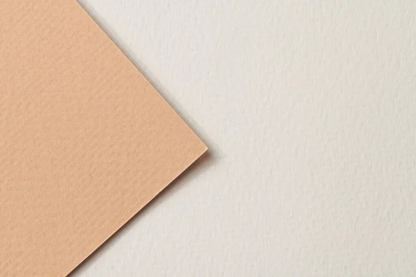 Rough kraft paper background, paper texture different shades of beige Mockup with copy space for text