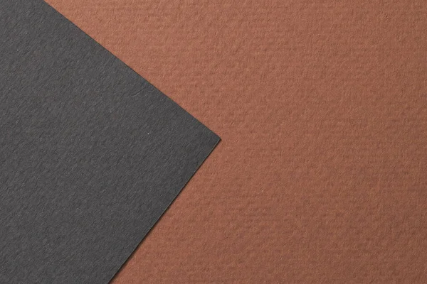 Rohes Kraftpapier Hintergrund Papier Textur Schwarz Braun Farben Mockup Mit — Stockfoto
