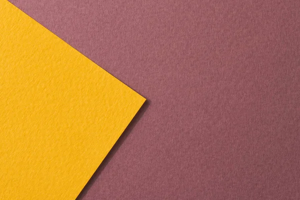 Ruvido Sfondo Carta Kraft Texture Carta Colore Arancione Bordeaux Mockup — Foto Stock