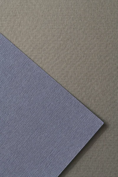 Rough kraft paper background, paper texture black blue colors. Mockup with copy space for text