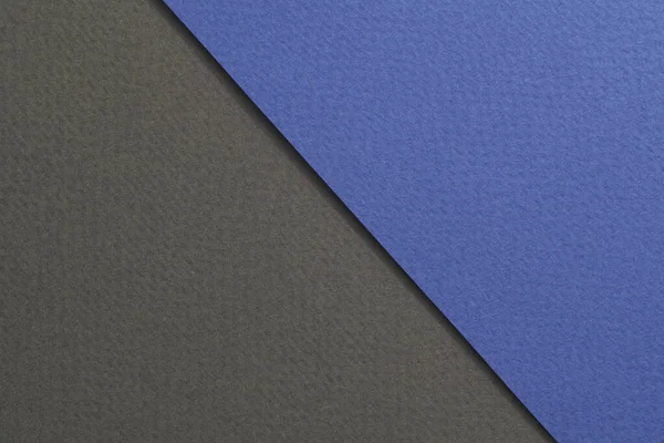 Fondo Papel Kraft Áspero Textura Papel Negro Colores Azules Mockup —  Fotos de Stock