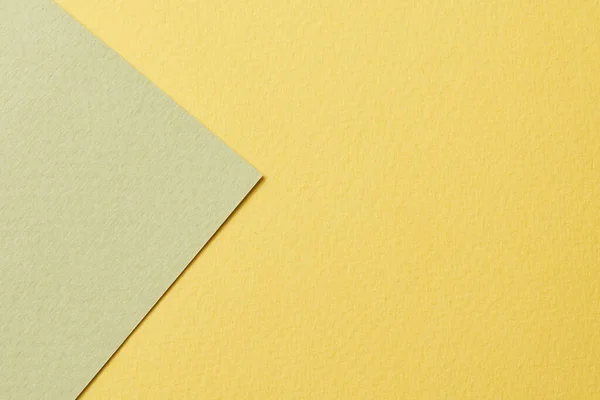 Rohes Kraftpapier Hintergrund Papierstruktur Gelb Grüne Farben Mockup Mit Kopierraum — Stockfoto