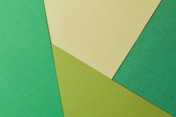 Grov Kraft Papper Bakgrund Papper Struktur Olika Nyanser Grönt Mockup — Stockfoto