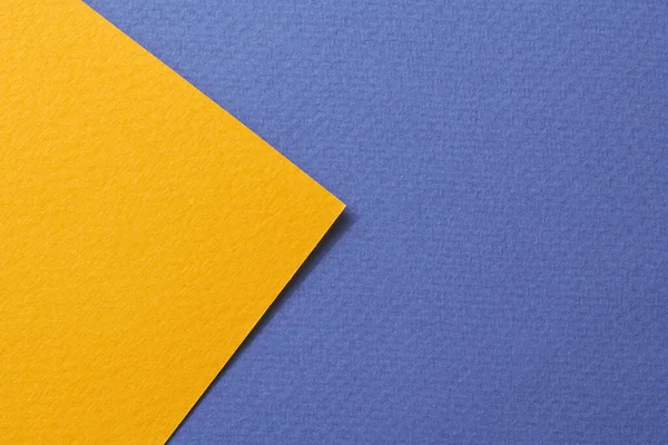 Rohes Kraftpapier Hintergrund Papierstruktur Blau Orange Farben Mockup Mit Kopierraum — Stockfoto