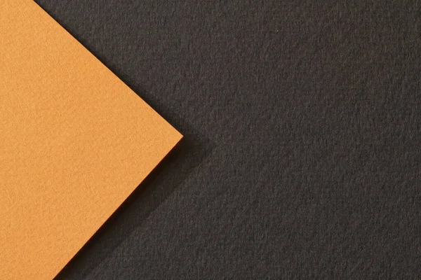 Latar Belakang Kertas Kraft Yang Kasar Tekstur Kertas Warna Oranye — Stok Foto