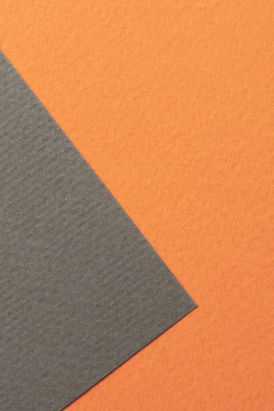 Rough Kraft Paper Background Paper Texture Black Orange Colors Mockup — Stock Photo, Image