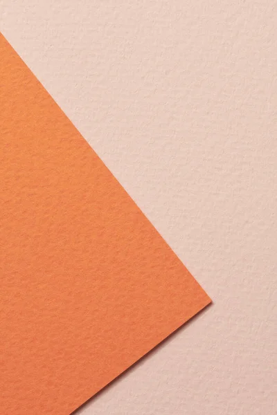 Grov Kraft Papper Bakgrund Papper Konsistens Orange Beige Färger Mockup — Stockfoto