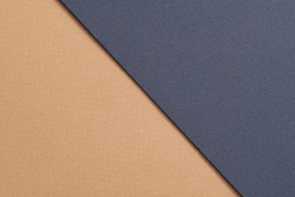 Kaba Kraft Kağıt Arka Plan Kağıt Deseni Mavi Bej Renkler — Stok fotoğraf